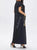 Kaftan-Style Dress with Pockets and Tassel Details for Women's Fashion